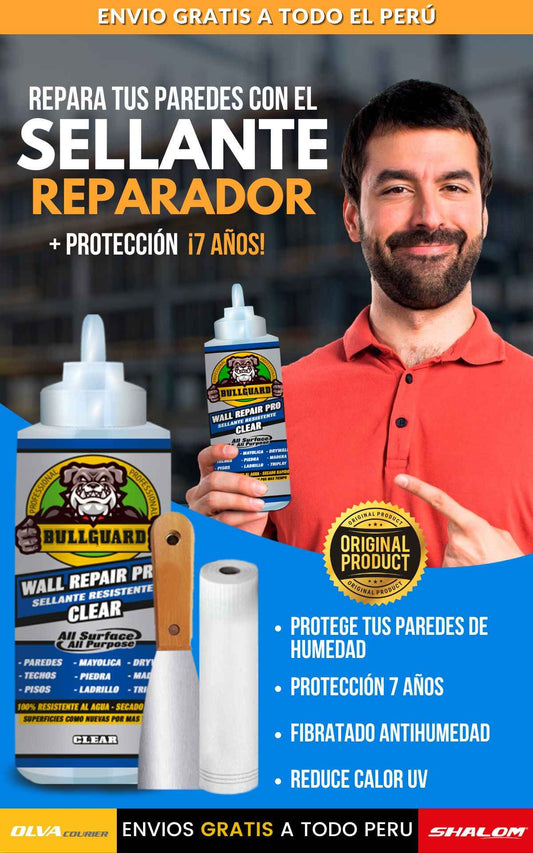 KIT SELLANTE REPARADOR + ESPATULA + MALLA E5